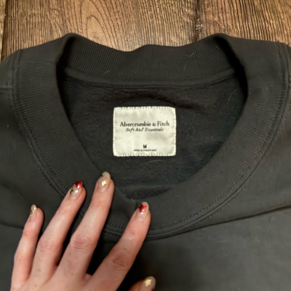 Abercrombie Gray Cargo Sweatpants and Sweatshirt Set - Picture 3 of 7